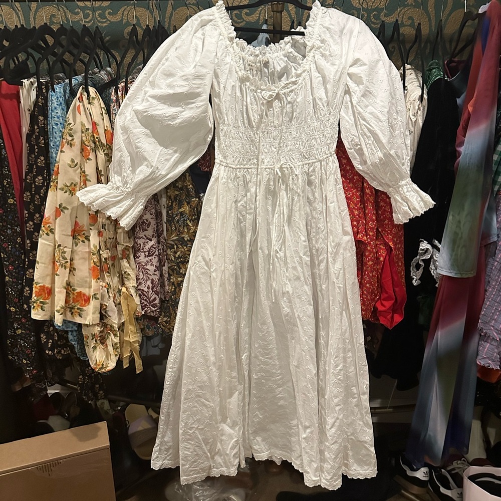 Doen Isolde eyelet dress